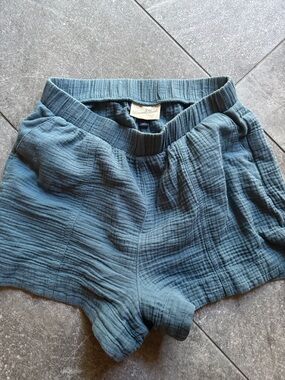 Universal Thread Teal Blue Textured Women's Shorts